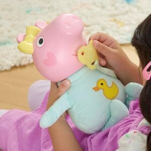 Oinks ve Snuggles Evie Aksesuarlı Interaktif Oyuncak Bebek, 20'den Fazla Ses, 3 Yaş ve Üzeri Kız ve Erkek Çocuklar Için Pelüş Oyuncaklar