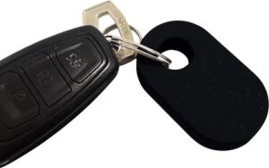Smarttag2 ile Uyumlu Kılıf Darbelere ve Suya Dayanıklı Smart Tag 2 Plastik Koruyucu - (Siyah)