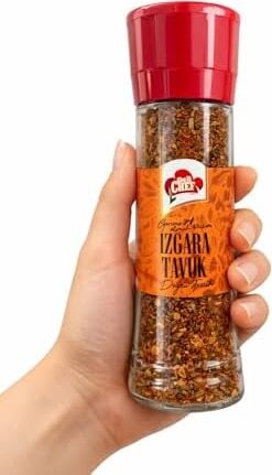 Deli Chef Izgara Tavuk Baharatı 130 G | Porselen Değirmen Kapak | Tavuk & Izgara Baharat Karışımı