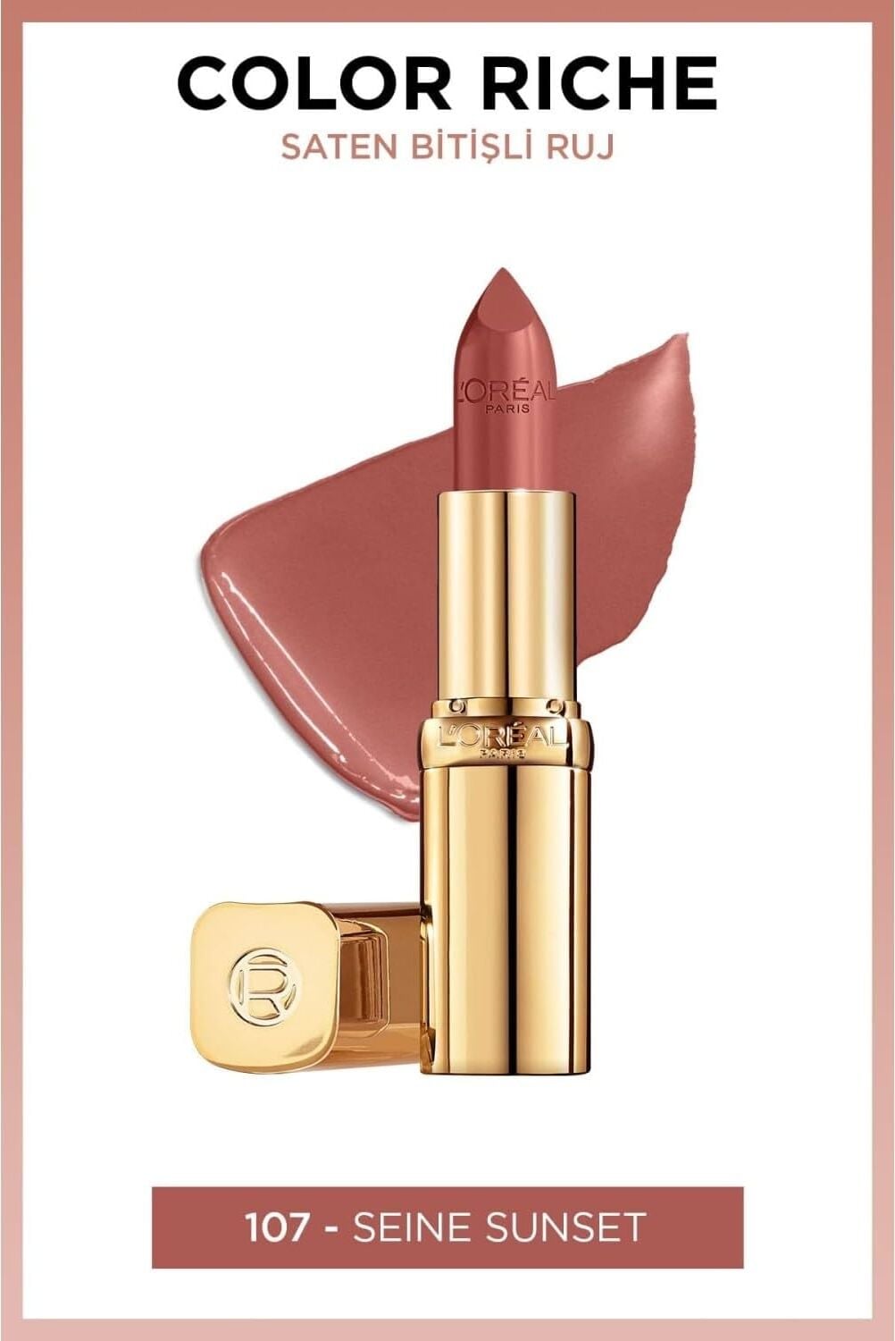 Riche Bitişli Ruj - 107 Seine Sunset Nude