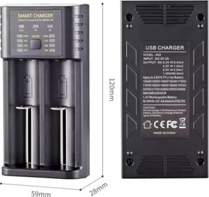 Greentech Akıllı Pil Şarj Cihazı Lityum Iyon + Ni Mh + Ni CD PILLER/GT-BC06