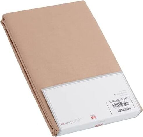 Basic Düz Pamuk Çarşaf, Camel, Tek Kişilik