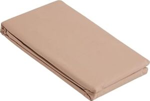 Basic Düz Pamuk Çarşaf, Camel, Tek Kişilik