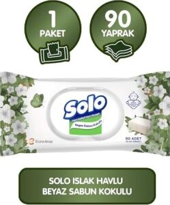 Beyaz Sabun Kokulu Mendil 1X90