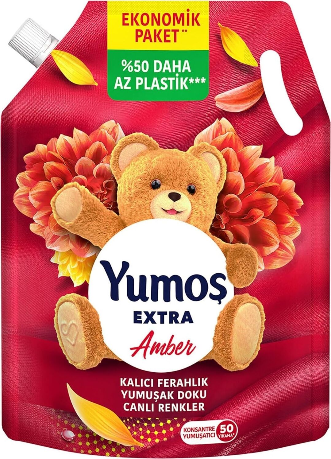 Ekstra Amber Konsantre Yumuşatıcı Pouch 1200 ml