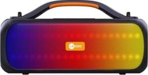 DS155 30W Kablosuz Bluetooth 5.0 Rgb Aydınlatmalı Ipx5 Suya Dayanıklı Tws Boombox Taşınabilir Hoparlör Siyah