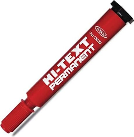 Hı-Text Permanent M. Yuvarlak Uç Kırmızı 830PB