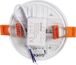1 Adet Noas YL12 1001 Sıva Altı 10W Ayarlanabiilr Çerçevesiz LED Spot 3200K Gün Işığı