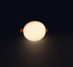 1 Adet Noas YL12 1001 Sıva Altı 10W Ayarlanabiilr Çerçevesiz LED Spot 3200K Gün Işığı
