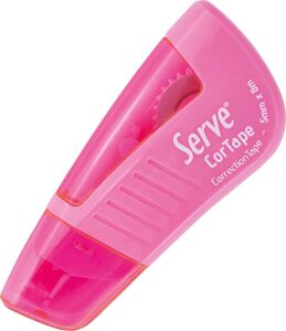 Cortape Şerit Silici 5 Mm*8mt Şeker Pembesi Tekli Blister