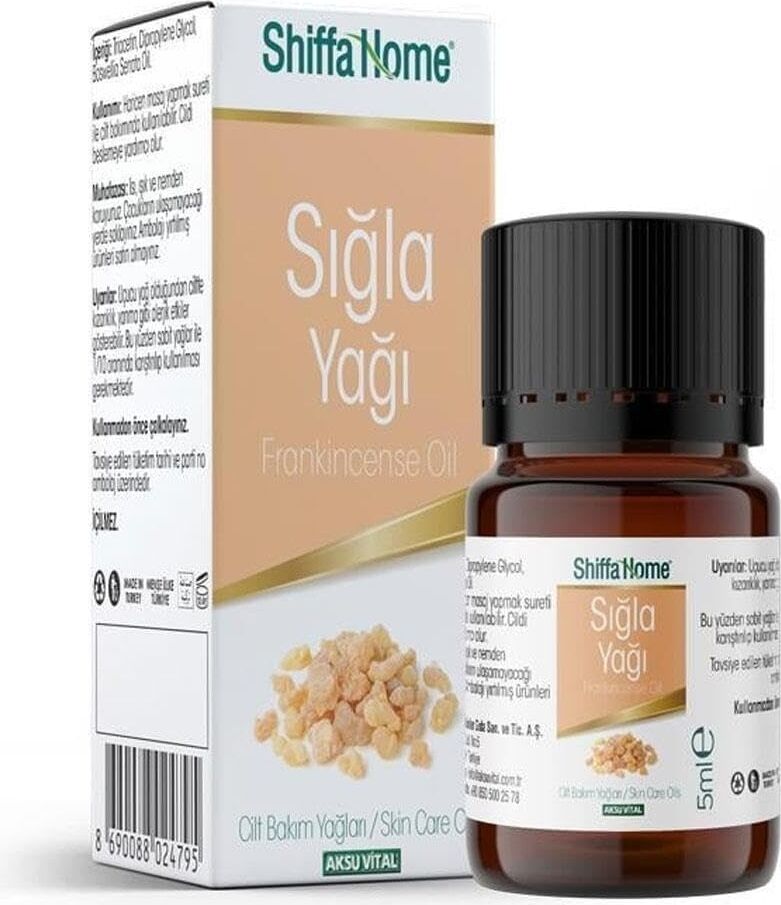Shiffa Sığla Yağı 5 ml | Doğal Günlük Ağacı Yağı | Aromaterapi ve Cilt Bakımı Için Saf Bitkisel Yağ | Antioksidan, Antiseptik ve Mantar Önleyici Özellikler