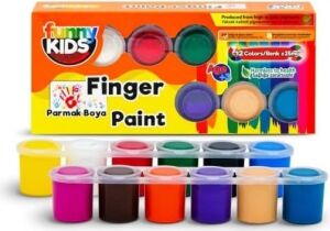 Funny Kids Funny Kids Parmak Boyası 12 Renk x 25 ml Set