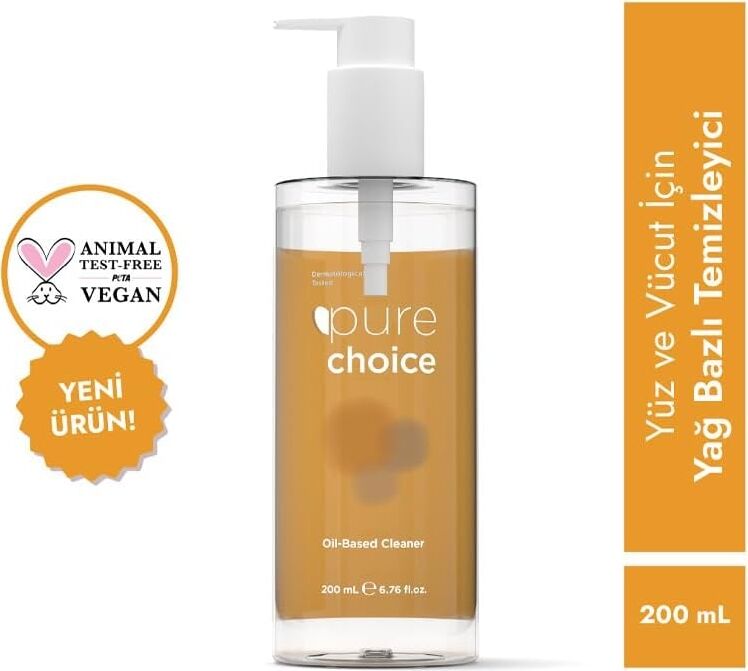 Choice Yüz ve Vücut Için Temizleme Yağı 200 ml