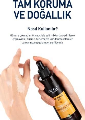 By Sweden Herbal Bronzlaştırıcı Güneş Yağı 200 Ml, CLN4965