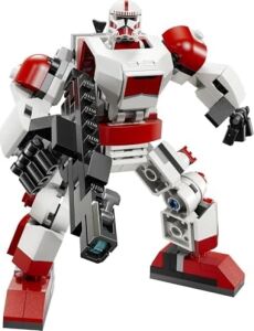 Klon Şok Trooper Robotu 75448-6 Yaş ve Üzeri Kız ve Erkek Çocuklar Için Duruşu Ayarlanabilir Minifigür Içeren Yaratıcı Oyuncak Yapım Seti, Çocuklar Için Hediye Fikri (151 Parça)