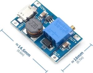 MT3608 2A Yükselteç Dc-Dc Aşamalı Güç Modülü Micro USB Çıkışlı