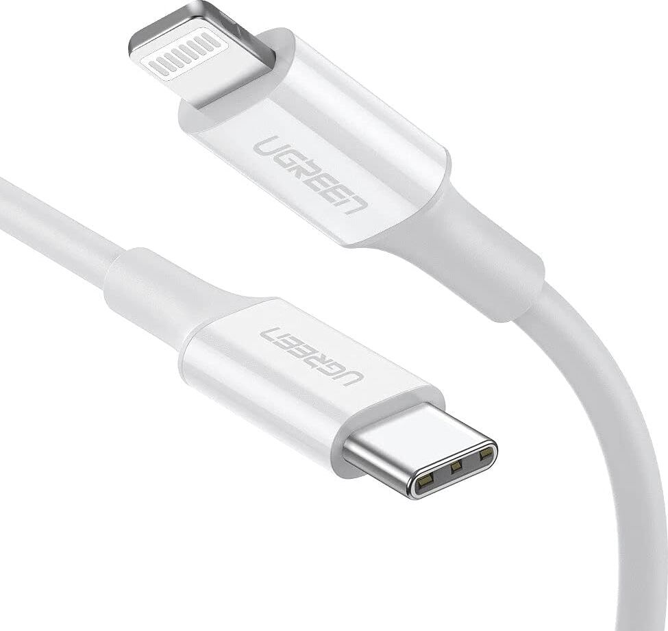 Type-C Lightning Mfi Lisanslı iPhone Hızlı Şarj Kablosu, Pd Uyumlu, 1 Metre, Beyaz