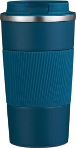 304 L Kilitli Çelik Mat Mavi 510 ml Kahve Termos Mug CIN405MV