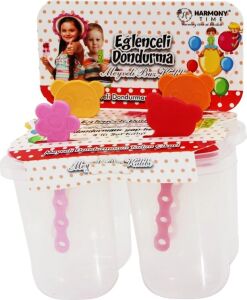 4'lü Dondurma Kalıbı - Meyveli Buz Kalıbı - Plastik