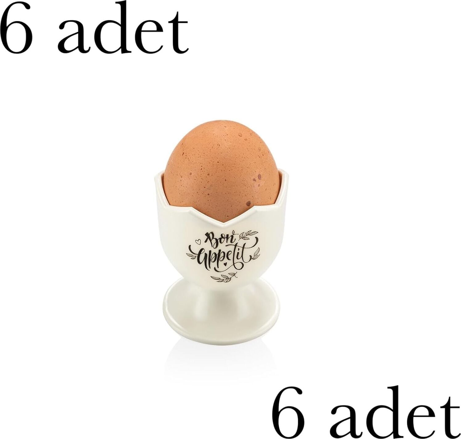 6 Adet Yumurta Masa Sofra Sunumluk