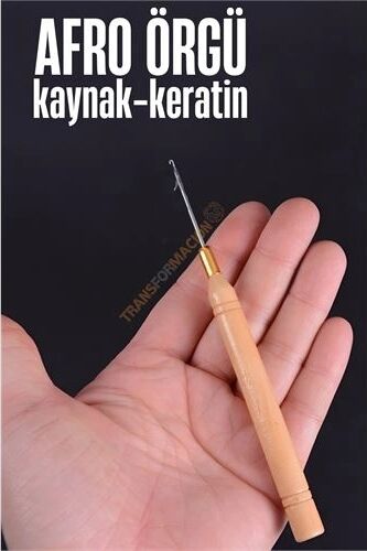 Afro Örgü Iğnesi Saç Kaynak Keratin Tığı 721419