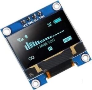 OLED 0.96 Inç 128X64 Piksel Ekran Modülü - Mavi
