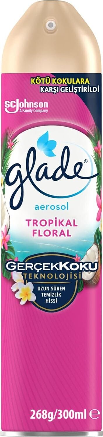 Hava Tazeleyici Aerosol, Oda Kokusu, Tropikal Floral, 300ML