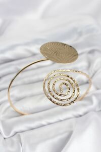 Pazu Bileklik Gold Renk Pirinç Bohem Tarz Model