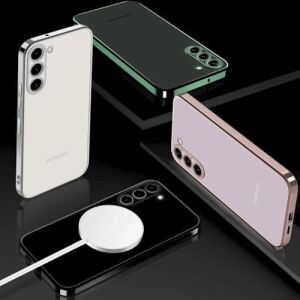 Galaxy A35 ile Uyumlu Kılıf Kenarları Siyah Renkli Kamera Korumalı Dayanıklı Arka Kısmı Şeffaf Esnek Silikon Kapak