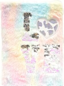 A5 Peluş Kapaklı Love Defter 80 Yp
