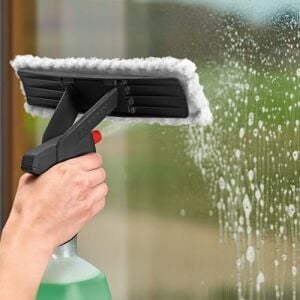 Glassvac Akülü Cam Temizleme Makinesi ile Uyumlu Yedek Mikrofiber Bez, Beyaz