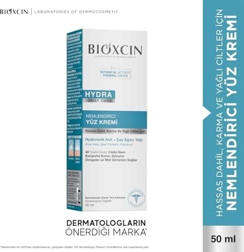 Hydra Nemlendirici Yüz Kremi 50 ml - Karma ve Yağlı Ciltler