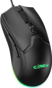 Cerberus Pixart PAW3519 Sensörlü 4200 Dpi Wide Rgb Özel Abs Doku Kablolu Gaming Mouse - Siyah