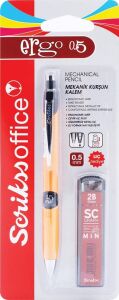 Office, Scrikss Ergo Versatil 0.5 mm Sarı & Min Uç 2'li Set, T00SCCC5ERG09A, Sarı, 0.5 mm