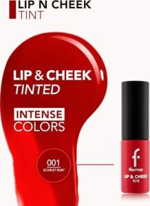 Uzun Süre Kalıcı Jel Tint (Kırmızı) - Lip & Cheek Tint - 001 Scarlet Ruby - 8682536066884