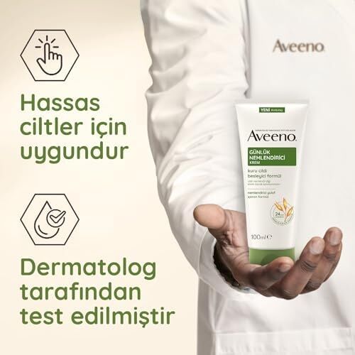 , Günlük Nemlendirici Krem 100ML, Beyaz-Yeşil