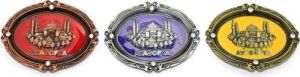 Istanbul Temalı Metal Magnet Ayasofya Kabartmalı