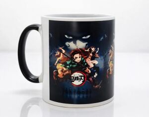 Porselen Renk Değiştiren Demon Slayer Kupa Bardak - Model 2
