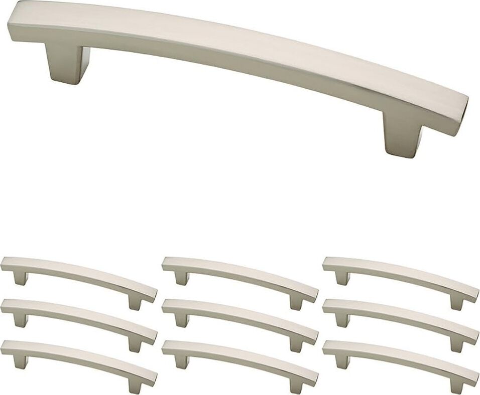Franklin Brass Pierce Dolap Çekme, Nikel, 4 Inç Çekmece Kolu, 10'lu Paket, P29615K-SN-B