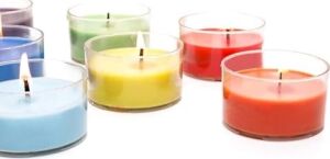 7  Meditasyon Kristal Kap Içi Mum Seti-Large