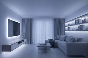 1 Adet 5 Metre Cata Ct 4541 Iç Mekan 216 Çipli Cob Şerit LED 6400K Beyaz Işık 12V