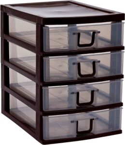 Mini 4 Çekmeceli Komidin Organizer