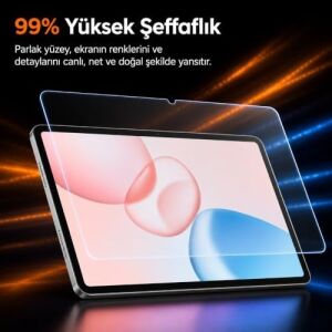 Honor Pad 10 12.1 Inç Ekran Koruyucu 9h Parlak Nano Şeffaf