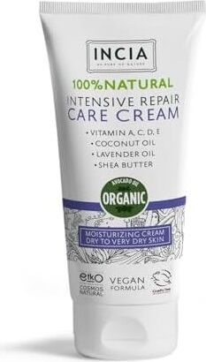 %100 Doğal Onarıcı Bakım Kremi Yoğun Nemlendirici Cilt Bakım Lavanta Shea Vegan 50 ml