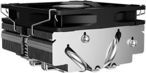 RC400-53MM Düşük Profil Cpu Hava Soğutucu, 4 Borulu (Aghp Teknolojisi), 90 mm Pwm Fan, 2700 Rpm, Amd Am4/am5 & Intel LGA1700/1851/1200/1151/1150 Uyumlu Siyah