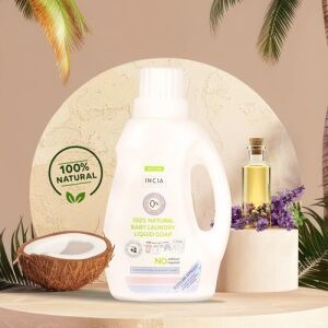 %100 Doğal Bebek Çamaşır Sabunu Bitkisel Deterjan Kendinden Yumuşatıcılı Lavanta 750 ml
