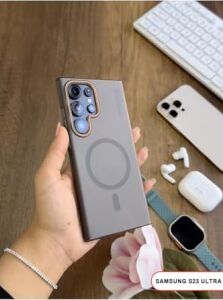 Mat Sert Klein Kılıf Siyah  Galaxy S23 Ultra ile Uyumlu