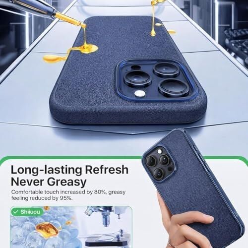 Iphone 17 Pro Max ile Uyumlu Yüksek Kalite, Özel Üretim, Kamera Lens Koruma Çıkıntılı, Metal Görünümlü Kamera Lens Çerçevesi ve Tuşlar Quantity (Lacivert, Iphone 17 Pro Max)