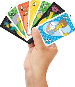 Mattel Games Uno Simpsons Kartlar JHB16