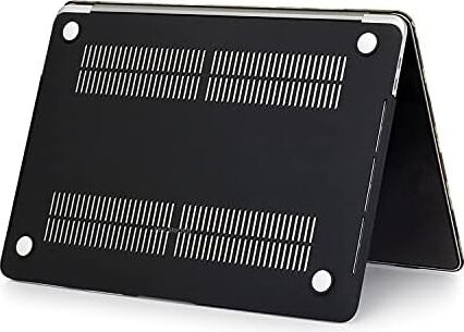 MacBook Air 13 Inç Kılıf Uyumlu A1369 A1466 Sert Kapak Mermer Desenli Ince Hafif Darbe Emici Tpu Koruyucu Siyah